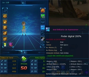 CONTA LADMO ( OMEGAMON ) "Mid Game" - Digimon Masters Online