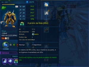 CONTA LADMO ( OMEGAMON ) "Mid Game" - Digimon Masters Online