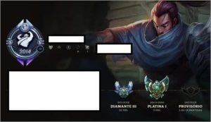 Conta lol platina 1 - 162 skins - todos champs - League of Legends