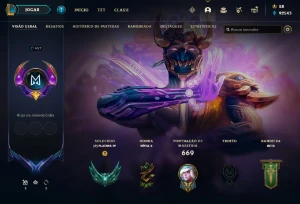 Conta League of Legends - 336 Skins LOL