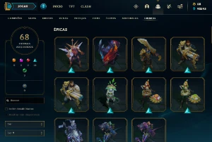 Conta League of Legends - 336 Skins LOL