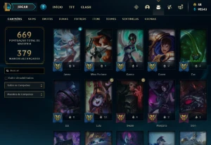 Conta League of Legends - 336 Skins LOL