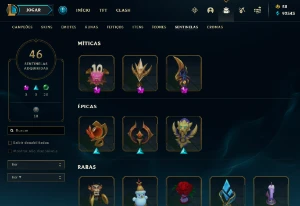 Conta League of Legends - 336 Skins LOL