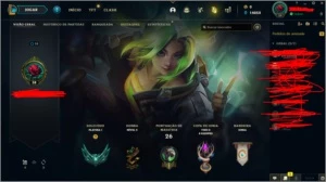 Conta League of Legends Smurf Platina (MMR ALTO) LOL