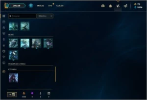 Conta com bastante skin - League of Legends LOL