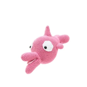 Boto Cor-de-Rosa em Amigurumi - Artesanato e Personalizados