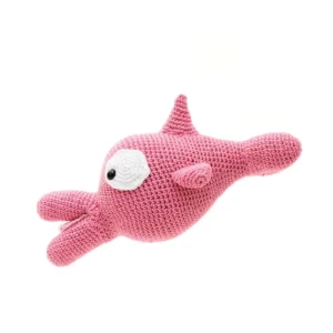 Boto Cor-de-Rosa em Amigurumi - Artesanato e Personalizados