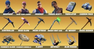 Conta Fn 210 Skins + Travis Scott E Mint - Fortnite