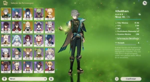 A38 Alhaitham + assinatura + Yelan - Genshin Impact