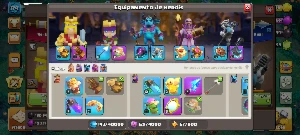 Conta Cv14 Rara - Skins / Paisagens / 1559 Gemas - Clash of Clans