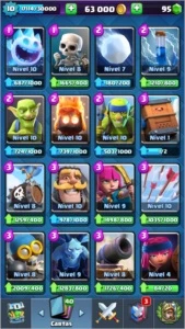 Clash royale desgiante 3 muitas lendárias