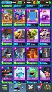Clash royale desgiante 3 muitas lendárias