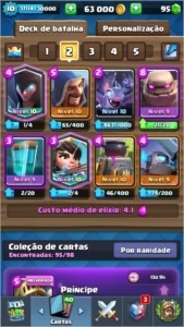 Clash royale desgiante 3 muitas lendárias