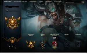 CONTA GOLD - League of Legends LOL