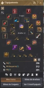 Conta Black Desert P2w