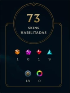 Conta lol antiga lvl 30 muitas skins - League of Legends