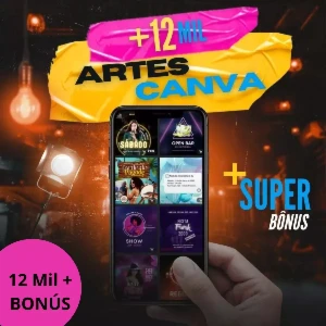 𝑪𝒂𝒏𝒗𝒂 - 𝟏𝟐 𝑴𝑰𝑳 𝑷𝑶𝑺𝑻𝑺 𝑷𝑹𝑶𝑵𝑻𝑶𝑺 + BONUS - Serviços Digitais