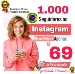 Seguidores Instagram BR - Redes Sociais