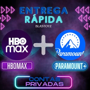 Hbomax + Paramount+ - Contas Privadas (Entrega Rápida) - Assinaturas e Premium