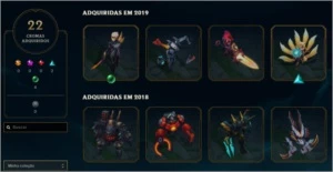 ACC AKALI PRESTIGIO 209 SKINS - League of Legends LOL
