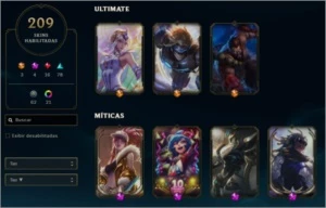 ACC AKALI PRESTIGIO 209 SKINS - League of Legends LOL