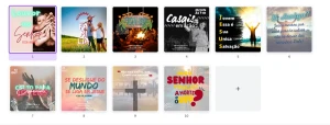 Pack Canva Gospel Jesus Vol 2 - 10 Artes Editáveis - Serviços Digitais