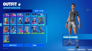 Conta Fortnite Rara Com Minty , Machado Kratos Etc