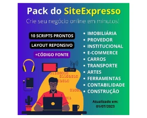 Pack Site Expresso 10  Sites Prontos com Painel Admin