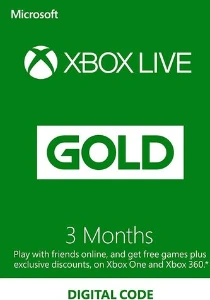 Xbox Live Gold 3 Meses Code