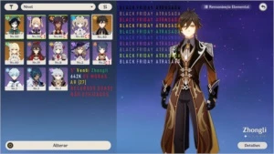 GENSHIN IMPACT [AR27] ZHONGLI,VENTI E BARBARA C5