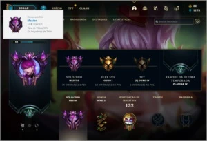 Conta MESTRE com 19 skins e 55 champs - League of Legends LOL