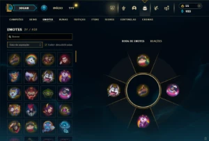 Unranked com 40 Champs e 13 Skins + 4 Fragmentos - League of Legends LOL
