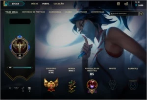 Conta de LOL Gold 1 Skins e Champs, MMR BOM - League of Legends