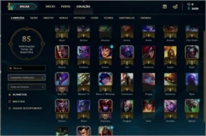 Conta de LOL Gold 1 Skins e Champs, MMR BOM - League of Legends