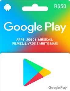 Gift Card Google Play R$ 50 | Digital - Gift Cards