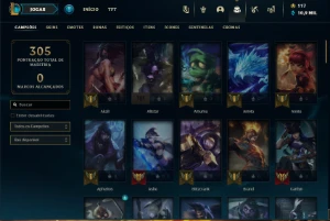 Conta otima, mas esta honra 0 - League of Legends LOL