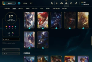 Conta otima, mas esta honra 0 - League of Legends LOL