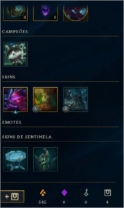 CONTA PLATINA 5 - POUCOS CHAMPS E SKINS - League of Legends LOL