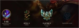 CONTA PLATINA 5 - POUCOS CHAMPS E SKINS - League of Legends LOL