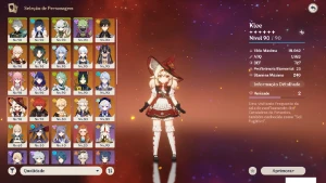 Genshin AR 60 NA 21 personagens 5t 8 armas t5 (Só char bom) - Genshin Impact