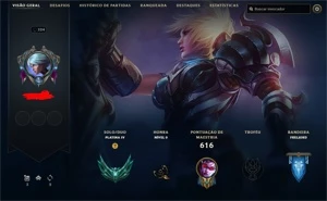 Conta de lol com 159 skins / Todos Campeões - League of Legends