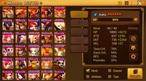 Conta SW C1/C2 Global com LD - Summoners War