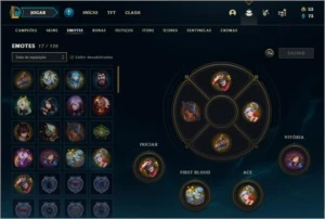 Conta ouro 4 com 2 skins e 32 champs ( MAIN JG ) de 2013 - League of Legends LOL