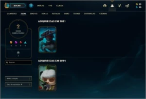Conta ouro 4 com 2 skins e 32 champs ( MAIN JG ) de 2013 - League of Legends LOL