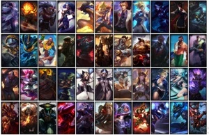 Conta Unranked com 117 Champs e 231 Skins + 3 Ultimates - League of Legends LOL