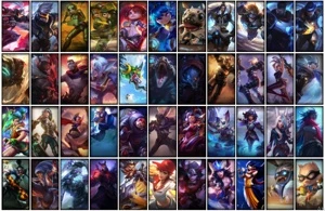 Conta Unranked com 117 Champs e 231 Skins + 3 Ultimates - League of Legends LOL