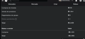 Conta roblox