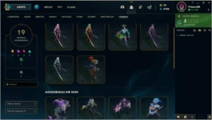 Conta lol 64 Skins 19 Chroma - League of Legends