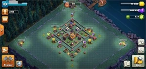 Clash of Clans cv10 quase full + bônus cv6 construtor full