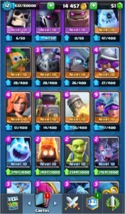 Clash of clans e clash royale rei 12 e cv 10